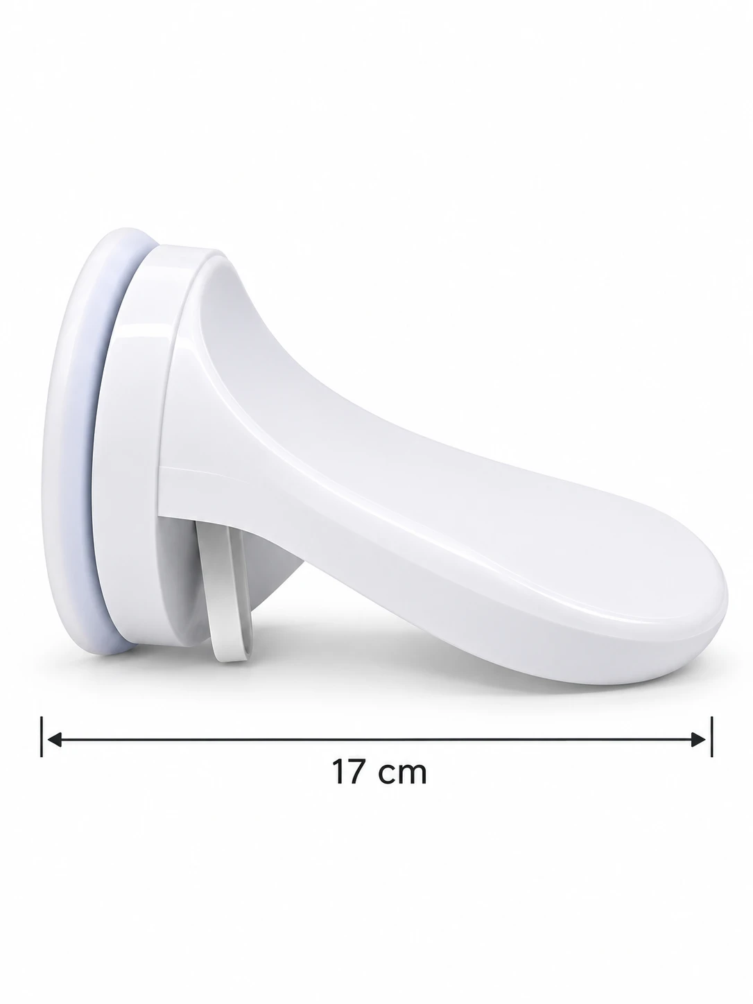 Pouso de Pé com indicação de 17 cm de comprimento